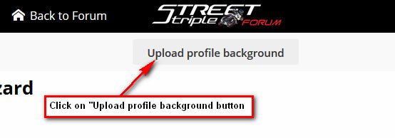 Upload Profile Background